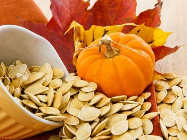 pumpkin seeds for the treatment of worms